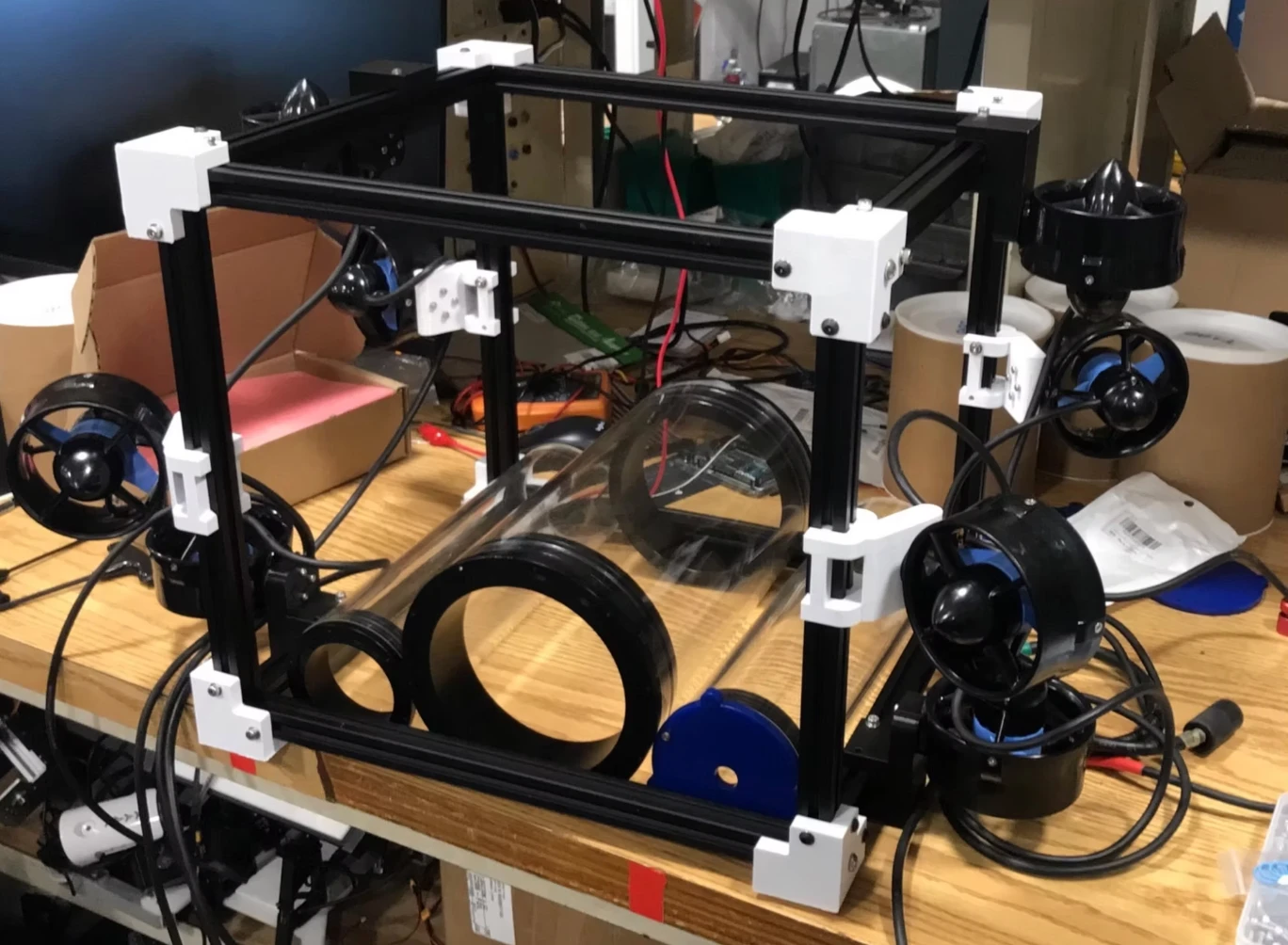 RoboSub autonomous underwater vehicle prototype